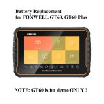 Battery Replacement for Foxwell GT60 Scan Tool GT60 Plus Tablet